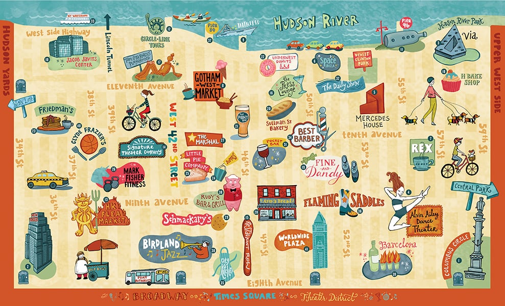 Hell's Kitchen Map of Fun!